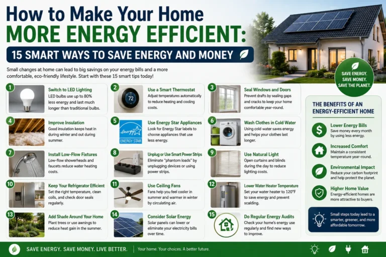 how to make your home more energy efficient with smart home upgrades