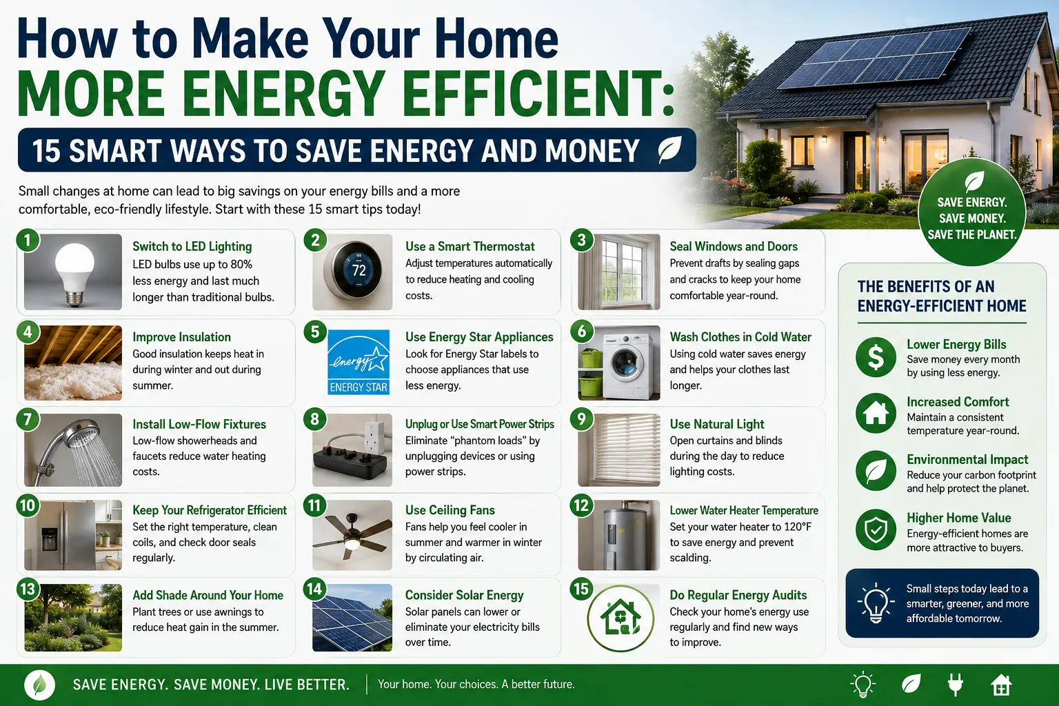 how to make your home more energy efficient with smart home upgrades