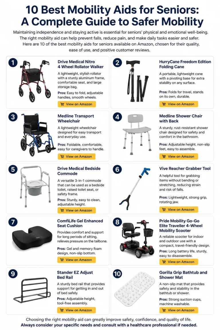 10 best mobility aids for seniors for safer mobility