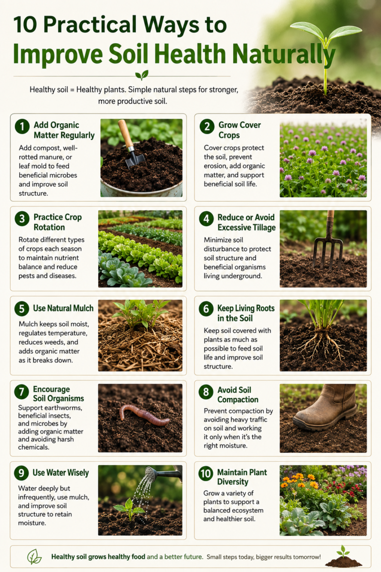 10 Practical Ways to Improve Soil Health Naturally