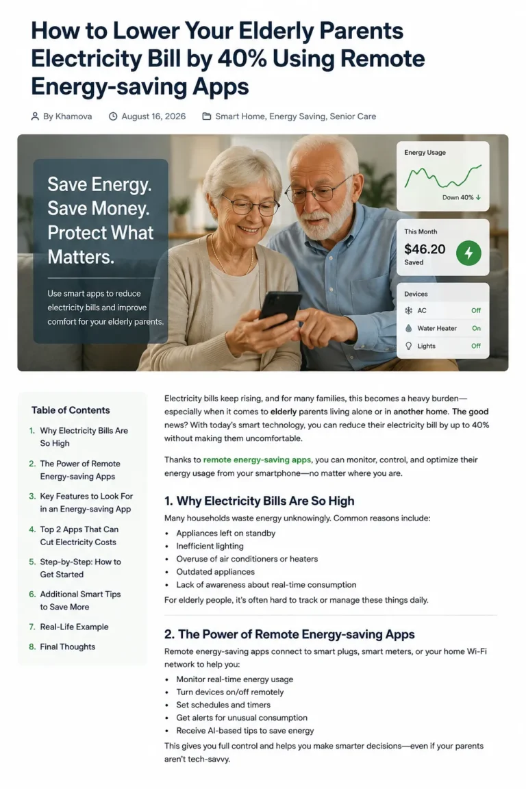 remote energy-saving apps
